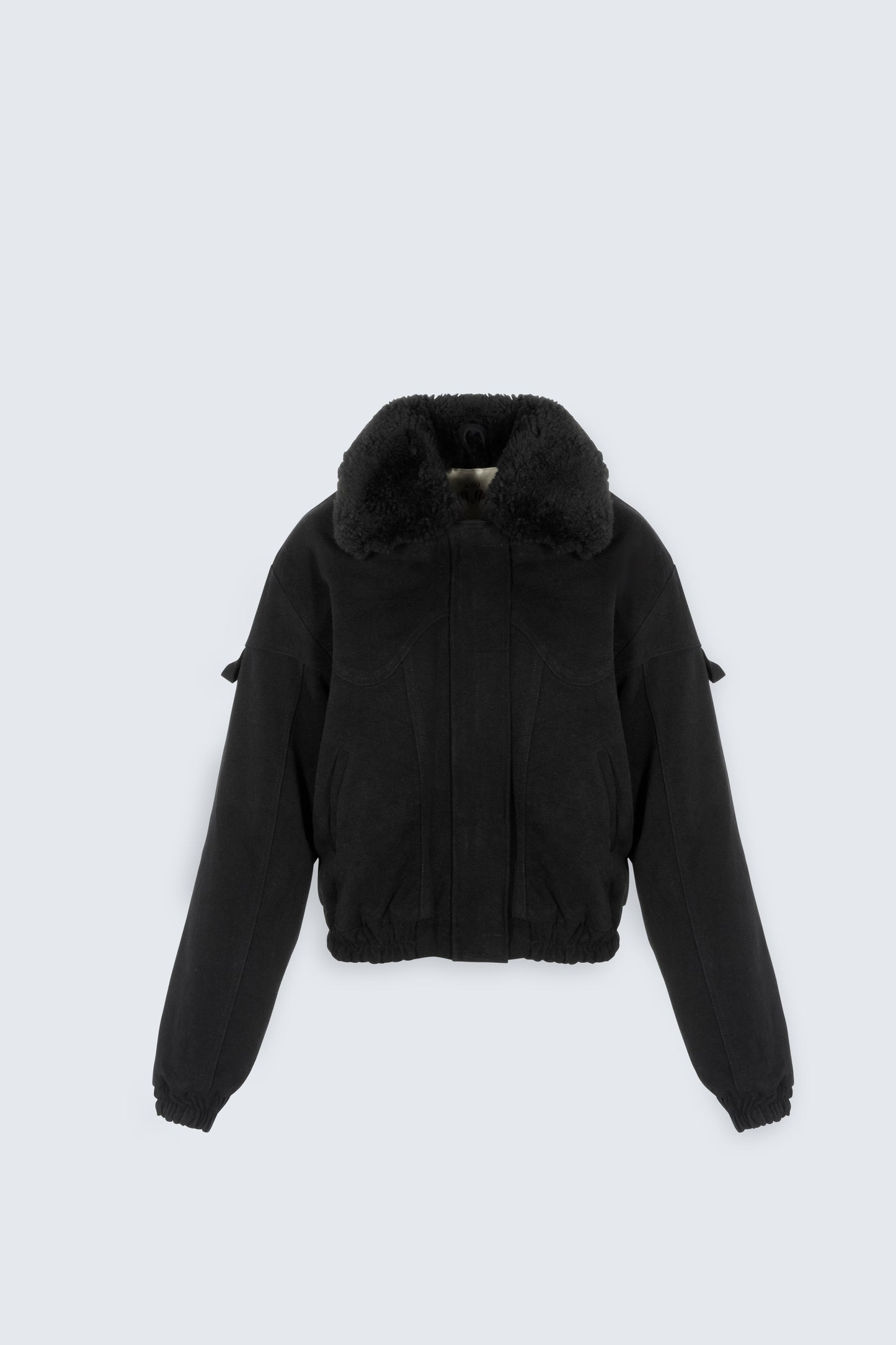 Black on Black Shirt Collar