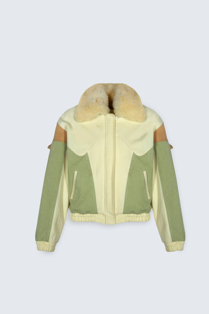 Yellow, Mustard, Green Shirt Collar