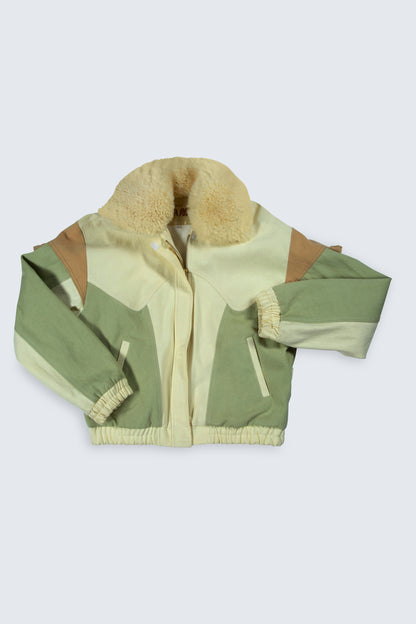 Yellow, Mustard, Green Shirt Collar