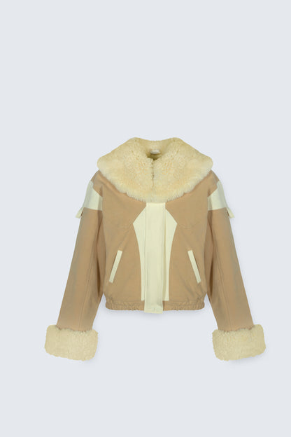 Butter Yellow, Mustard Full Collar and Cuff