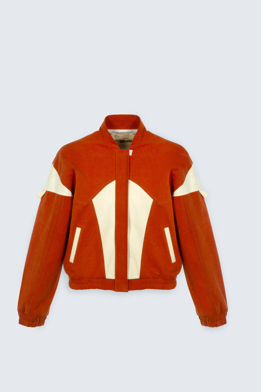 Butter Yellow, Terracotta Mandarin Collar