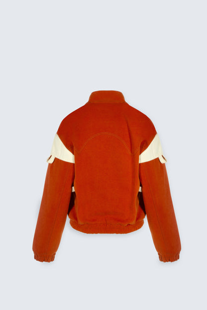 Butter Yellow, Terracotta Mandarin Collar