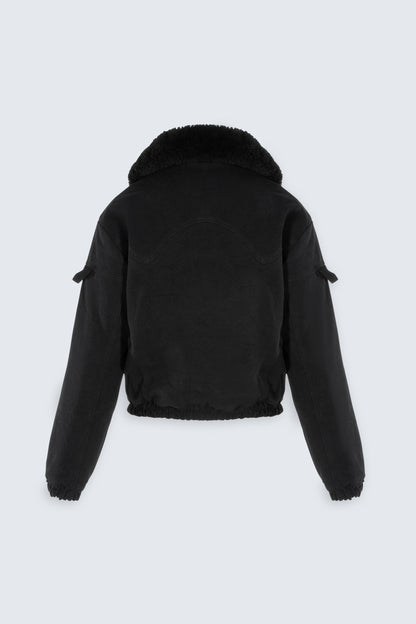 Black on Black Shirt Collar