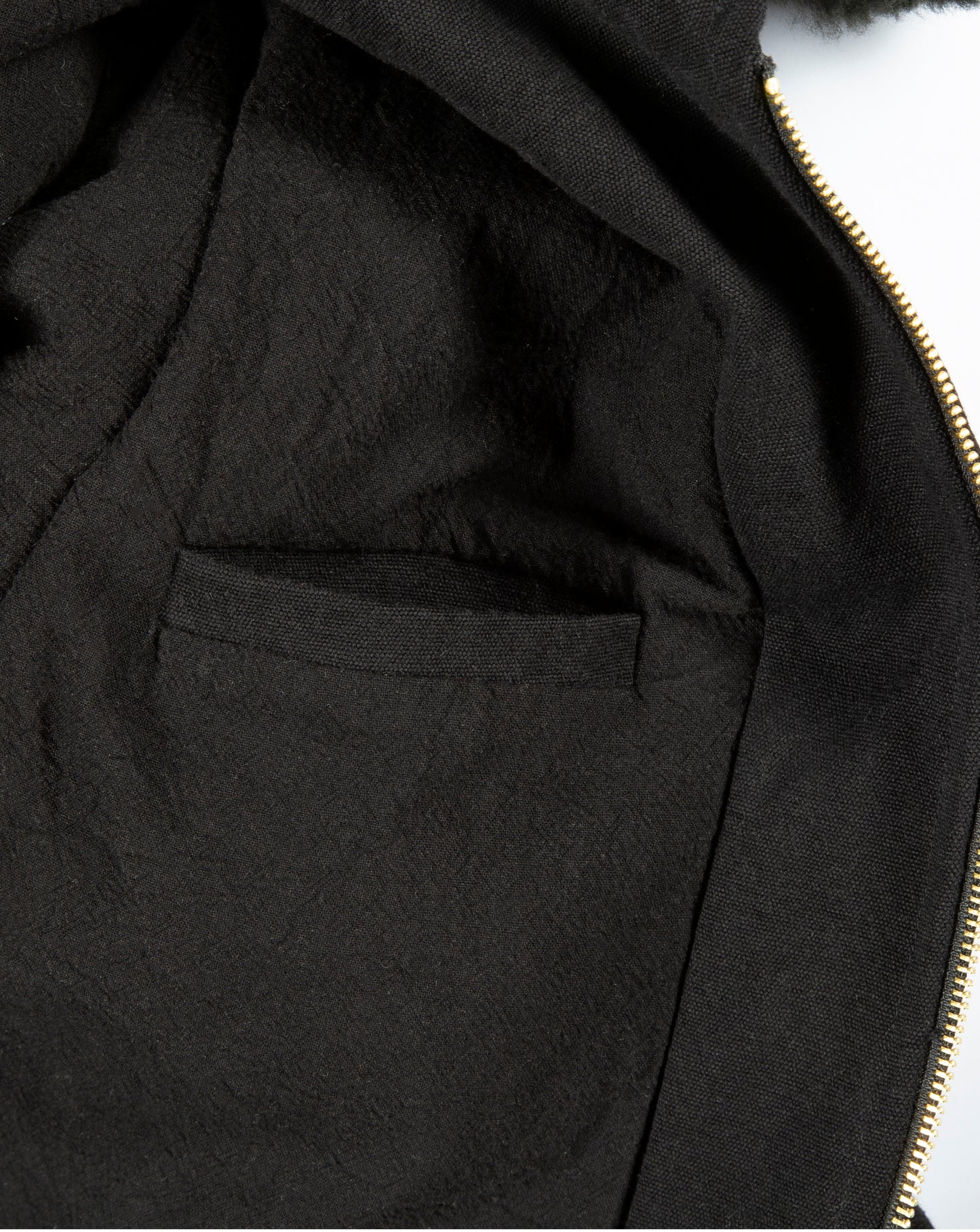 Black on Black Shirt Collar