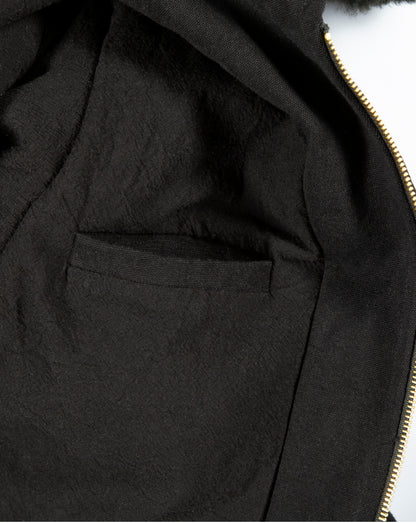 Black on Black Shirt Collar